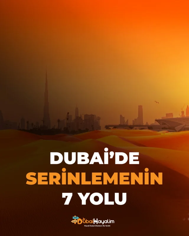 📍Dubai’de Yaz Başladı! Peki 41°C’de Hayatta Kalma Rehberin Hazır mı? 😅

Güneş tam tepede, nem oranı %90’a vurmuşken “evde mi kalsak?” diye düşünenlere cevabımız net: Hayır, çünkü Dubai her haliyle yaşanır!
İster klimayla donatılmış sinema salonlarında buz gibi film keyfi yap…

İster dev buz bloklarından kahveni iç, ya da Mercato Mall’da kaydırakla kat değiştir!

Bir tık daha lüks istersen 75. katta havuza dal, manzaraya karşı serinle.

Günün sonunda gün batımında Akdeniz esintili bir akşam yemeğiyle Dubai’ye teşekkür etmeyi unutma! 🧊🌇

Sıcaklar bastı mı? Biz seni serin tutarız.
Kaydet, paylaş, etiketle: Bu yaz Dubai planını biz yapalım!
👇 Aşağıya en serin rotanı yaz, birlikte keşfedelim!

#DubaiHayalim #dubai❤️ #dubaitravel #dubaiburjkhalifa #dubaichocolate #dubaiinstagram #travel #turkey